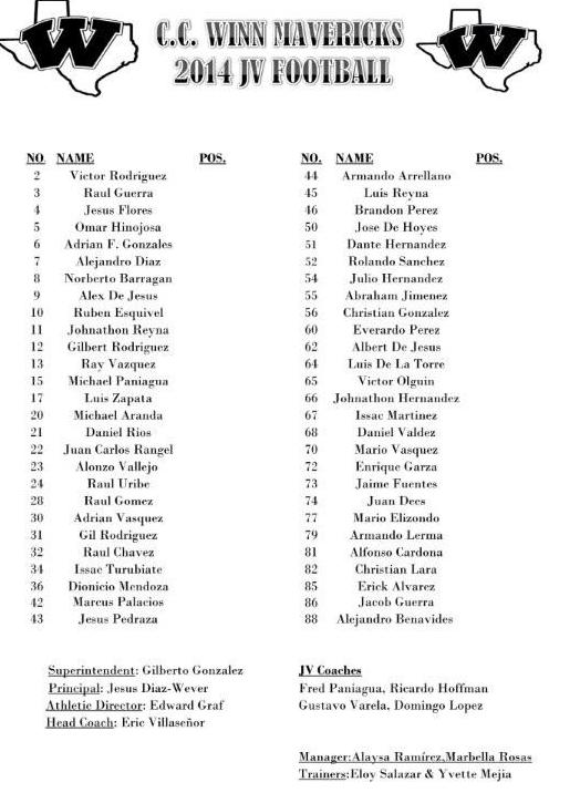 2014 maverick jv football roster.jpg